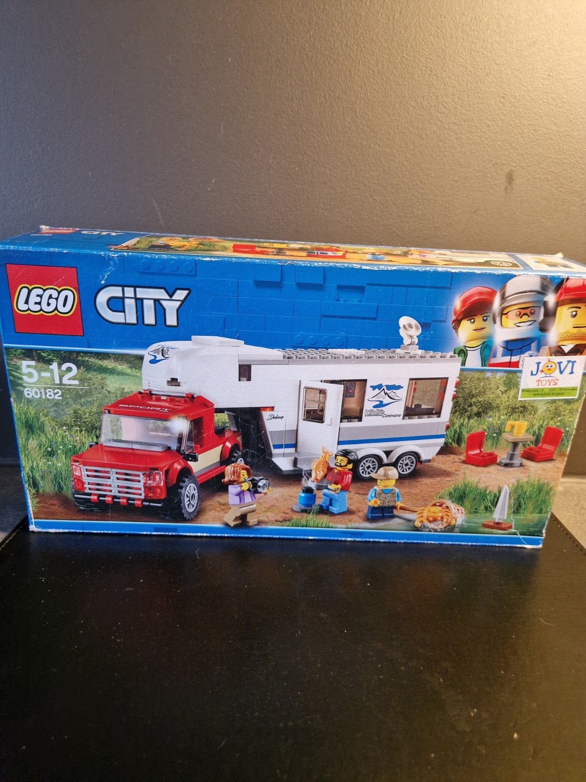 Lego city pick up truck en caravan 60182, Ophalen of Verzenden, Zo goed als nieuw