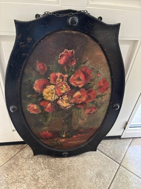 Klaprozen schilderij op paneel, Bloemen, Paneel, Bijzondere lijst, Ophalen of Verzenden