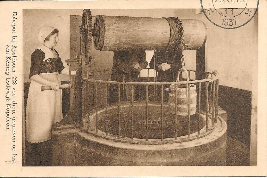 Echoput  Hoog Soeren Apeldoorn  1937., Ophalen of Verzenden, 1920 tot 1940, Ongelopen, Gelderland