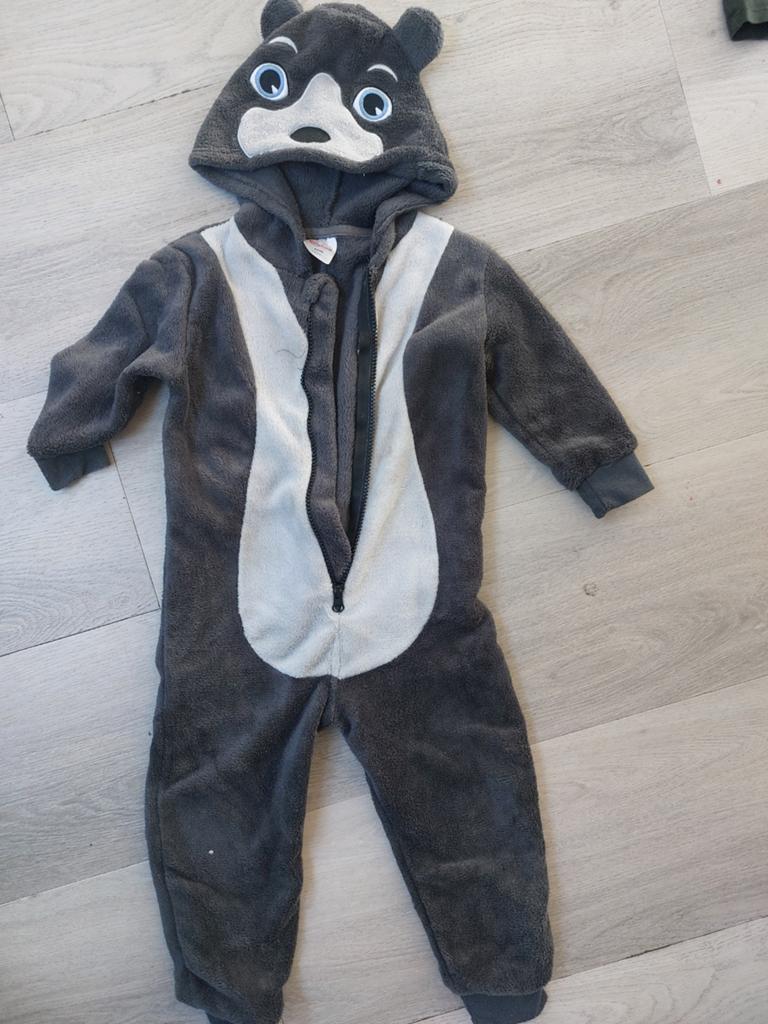 Onesie efteling 92/98, Ophalen of Verzenden, Zo goed als nieuw, Jongen of Meisje, Nacht- of Onderkleding