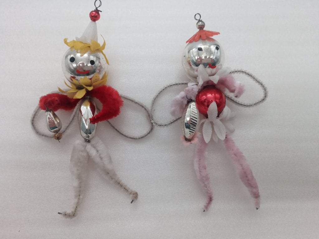 Leuke vintage gablonzer kerst poppetjes - engeltjes, Diversen, Ophalen of Verzenden, Gebruikt