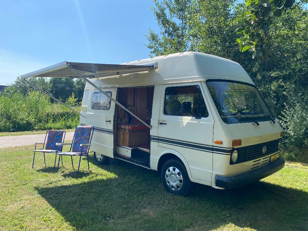 Volkswagen LT 28 camper Benzine 1985 belastingvrij, Chemisch toilet, Volkswagen, Handgeschakeld, Particulier