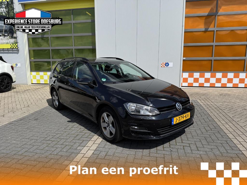 Volkswagen Golf Variant 1.2 TSI Highline Stijlvolle gezinsau, Auto's, Euro 5, Gebruikt, Zwart, 4 cilinders