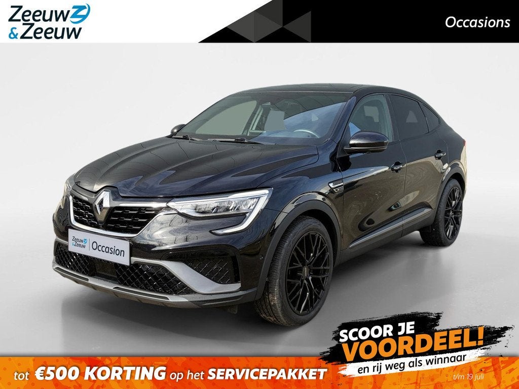 Renault Arkana 145PK E-Tech Hybrid R.S. Line Automaat | 1e e, Auto's, Renault, Gebruikt, Zwart, Origineel Nederlands, 760 kg