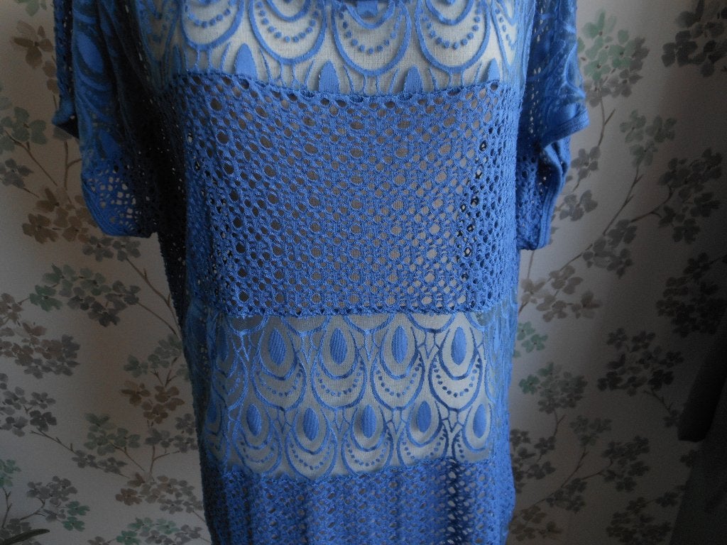Mooie tuniek, Kleding | Dames, Ophalen of Verzenden, Zo goed als nieuw, Blauw, Blouse of Tuniek