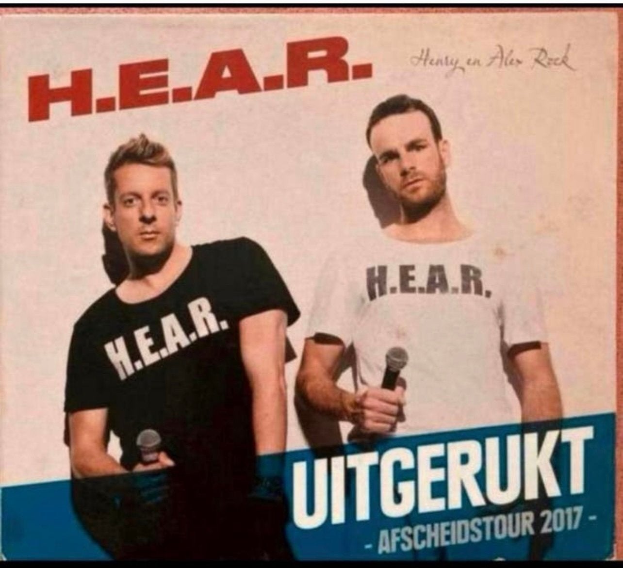 H.E.A.R Uitgerukt Afscheidsconcert 2017 Cd, Ophalen of Verzenden, Gebruikt, Levenslied of Smartlap