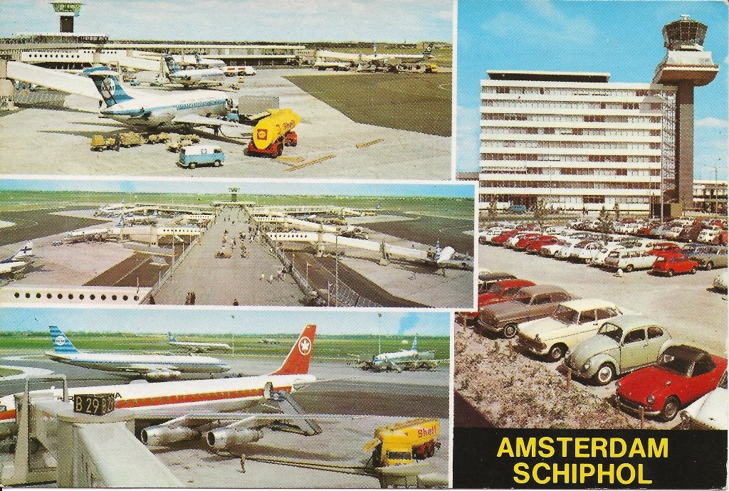 Amsterdam , Schiphol, Verzamelen, Verzenden, 1960 tot 1980, Ongelopen, Noord-Holland