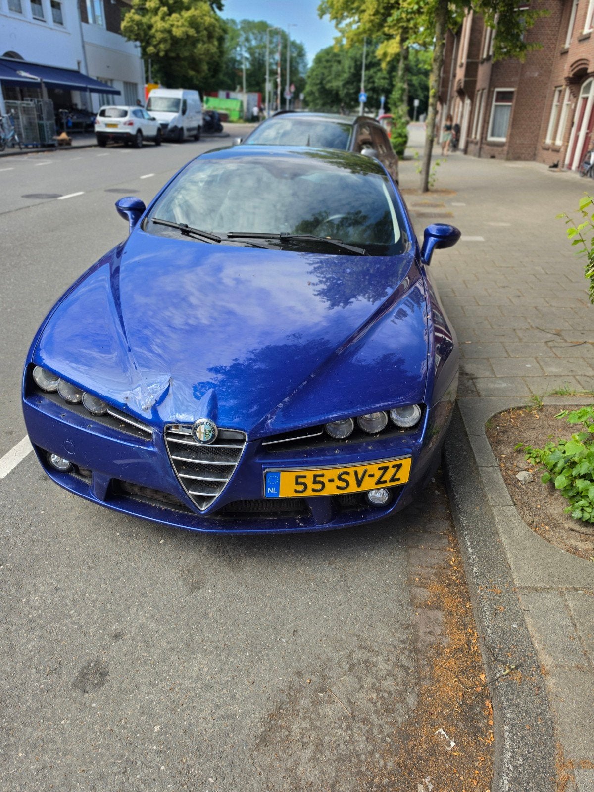 Alfa Romeo Brera 3.2 JTS V6 2006 Blauw, Zwart, Handgeschakeld, Vierwielaandrijving, 93 €/maand
