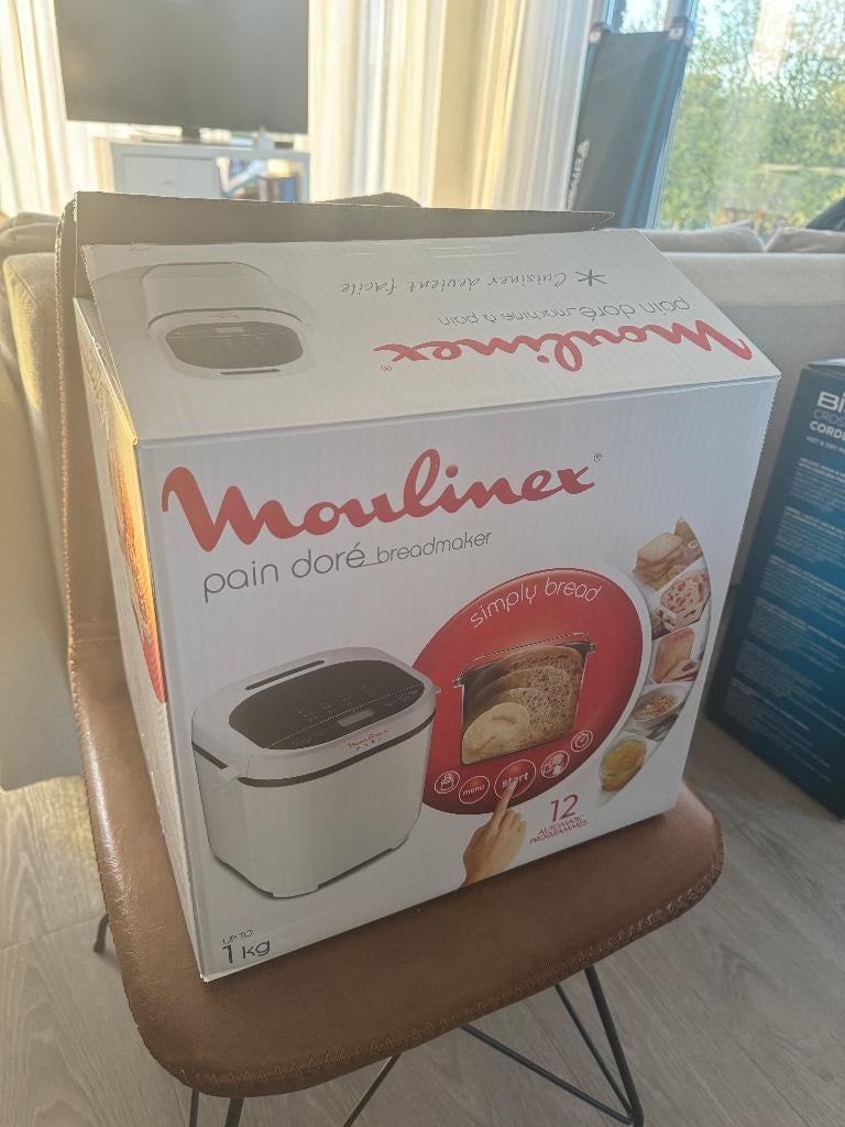 Moulinex Pain Doré bread maker, Witgoed en Apparatuur, Broodbakmachines, 800 tot 1200 gram deeg, Ophalen of Verzenden, Gebruikt