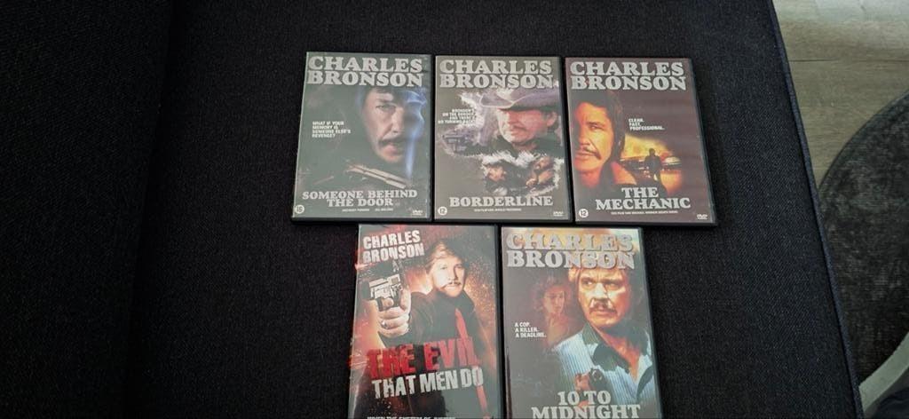Charles Bronson 5 dvd Boxset - Actieklassiekers, Cd's en Dvd's, Dvd's | Actie, Gebruikt, Vanaf 16 jaar, Boxset, Actie