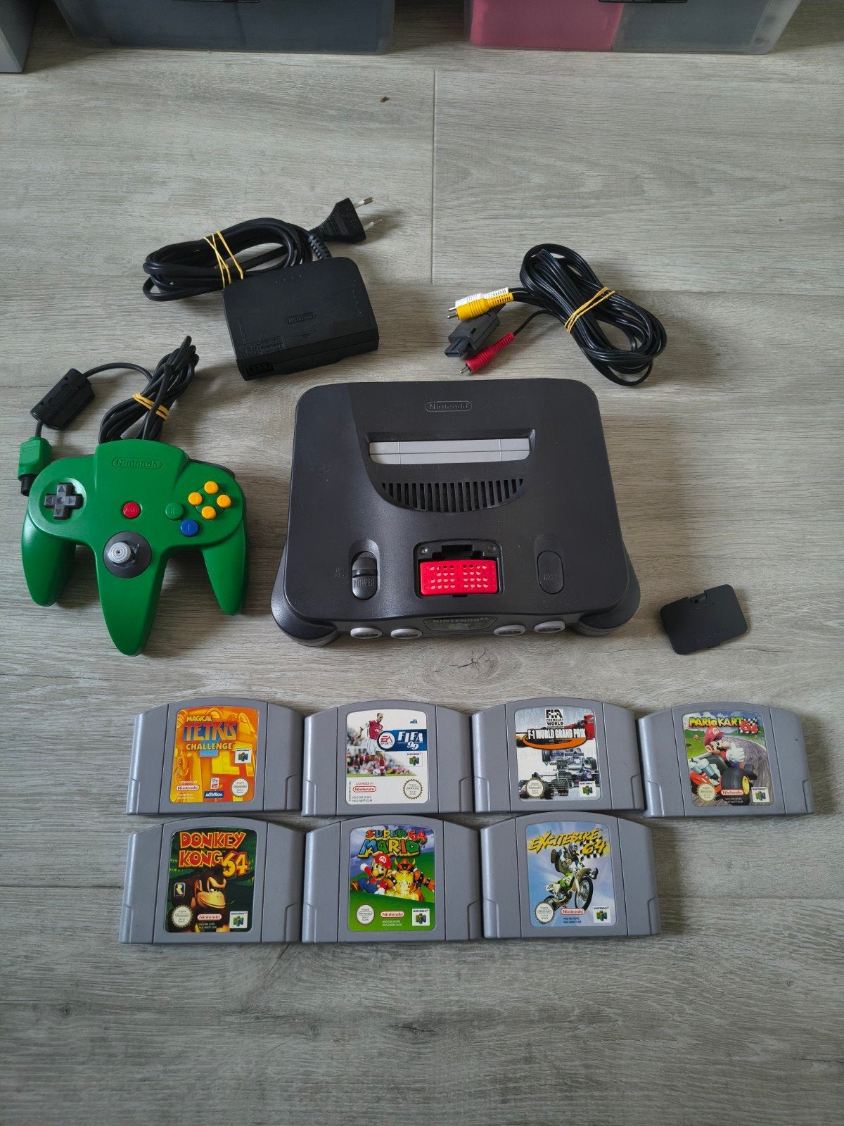 Nintendo 64 Console met Controller en 7 Spellen, Gebruikt, Overige genres, Eén computer, Ophalen of Verzenden