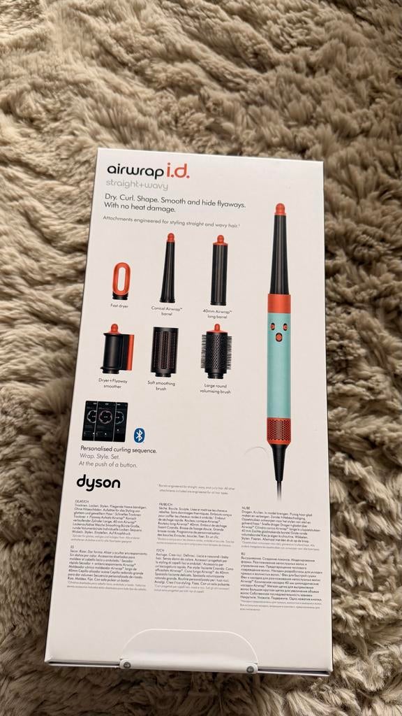 Dyson Airwrap I.D. Krultang - Ceramic Patina Topaz, Ophalen of Verzenden, Nieuw, Krultang of Stijltang