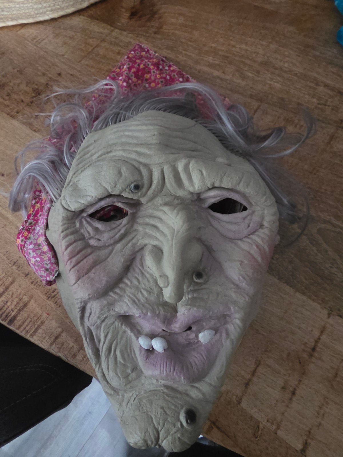 Sarah en Abraham Masker Set - Perfect voor 50e Verjaardag, Verzenden, Gebruikt, Feestartikel, Abraham of Sarah