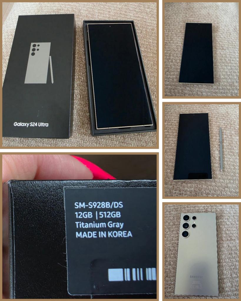 Samsung galaxy s24 ultra 512GB, titanium gray, Ophalen, Overige kleuren, Galaxy S24, Touchscreen