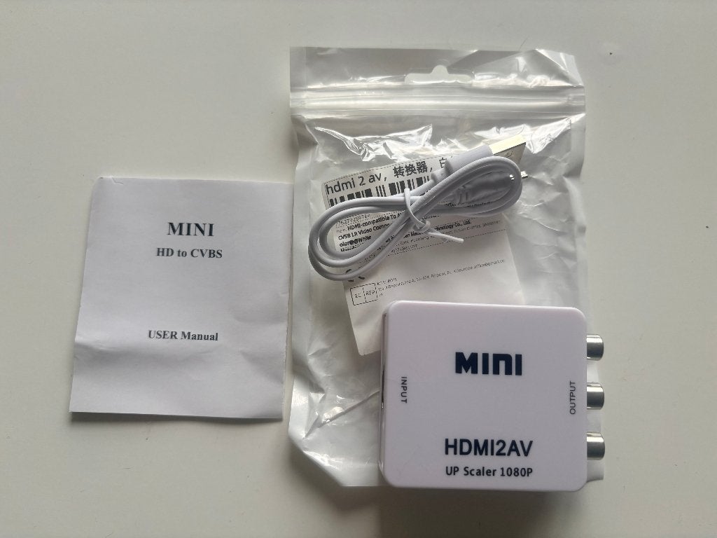 partij hdmi2av converters.  116 stuks.  nieuw in verpakking, Ophalen, Nieuw, Minder dan 2 meter, Overige kabels