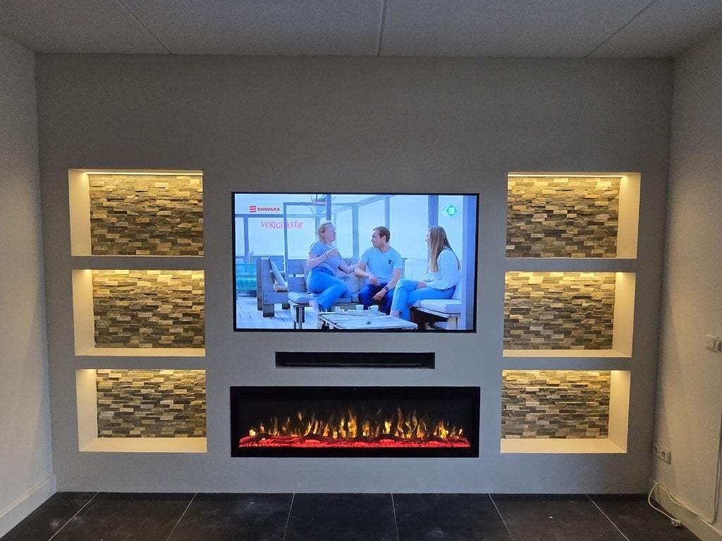 Cinewall natuursteen nissen + haard | vanaf €1.800, Ophalen, Nieuw