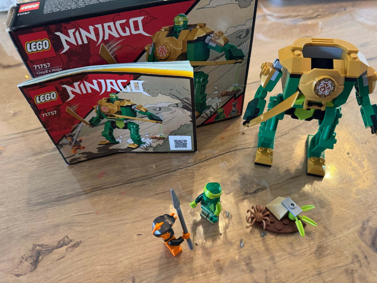 Lego 71757 Lloyd's Ninja Mech - Ninjago set, Lego, Ophalen of Verzenden, Zo goed als nieuw, Compleet