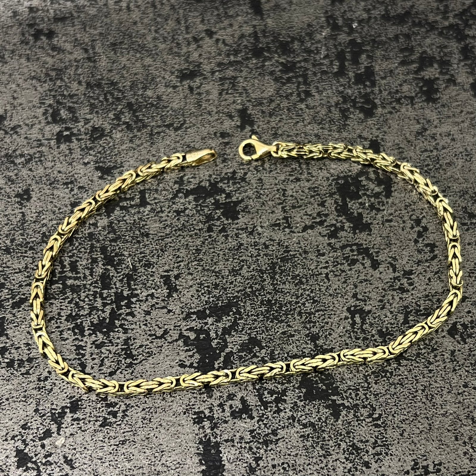 14k gouden armband koningsschakel koningsarmband, Sieraden, Tassen en Uiterlijk, Armbanden, Ophalen of Verzenden, Zo goed als nieuw