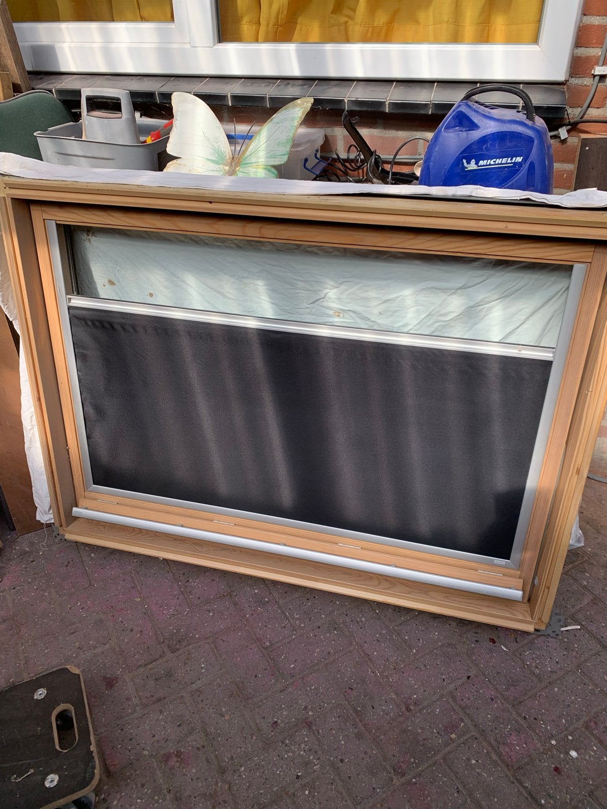 Velux Dakraam 126x90cm met verduisteringsgordijn GGL U04, Ophalen, Gebruikt, 80 tot 120 cm, 120 tot 160 cm