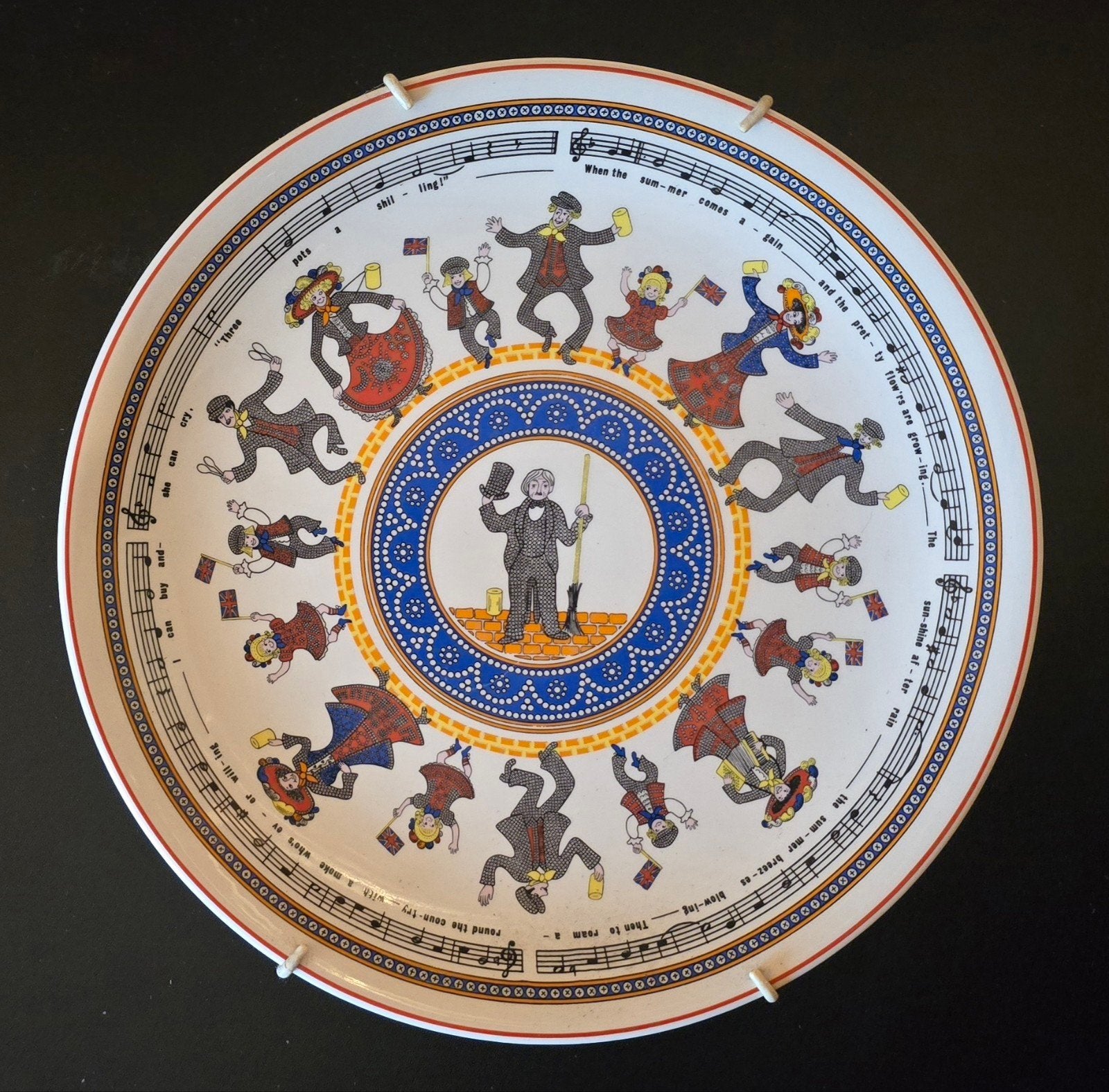 Vintage Wedgwood Sierbord 1977 - Pearly Kings and Queens, Ophalen of Verzenden