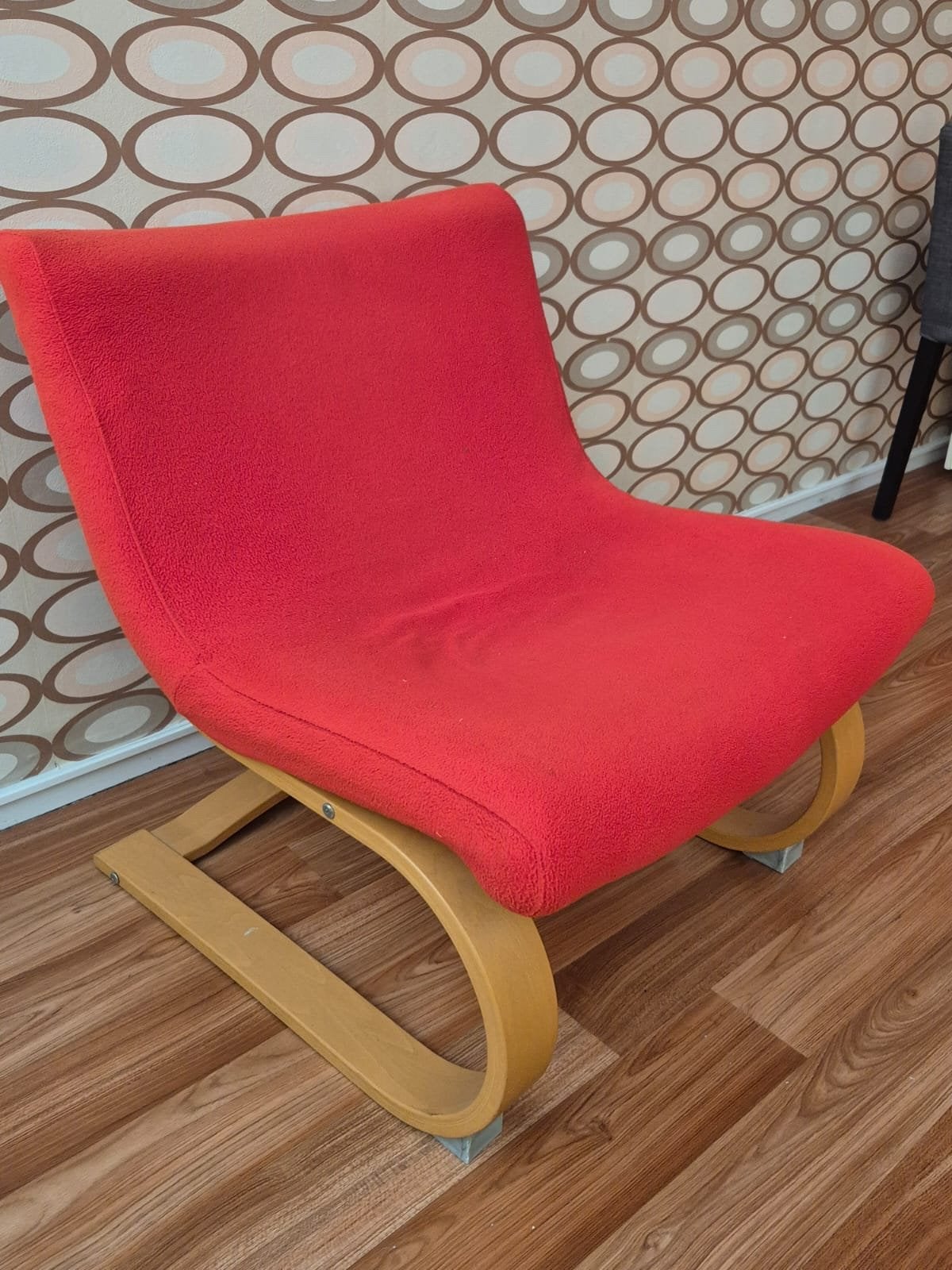 Vintage IKEA stoel - Keurig en comfortabel, Huis en Inrichting, Stoelen, Ophalen, Gebruikt, Eén, Rood