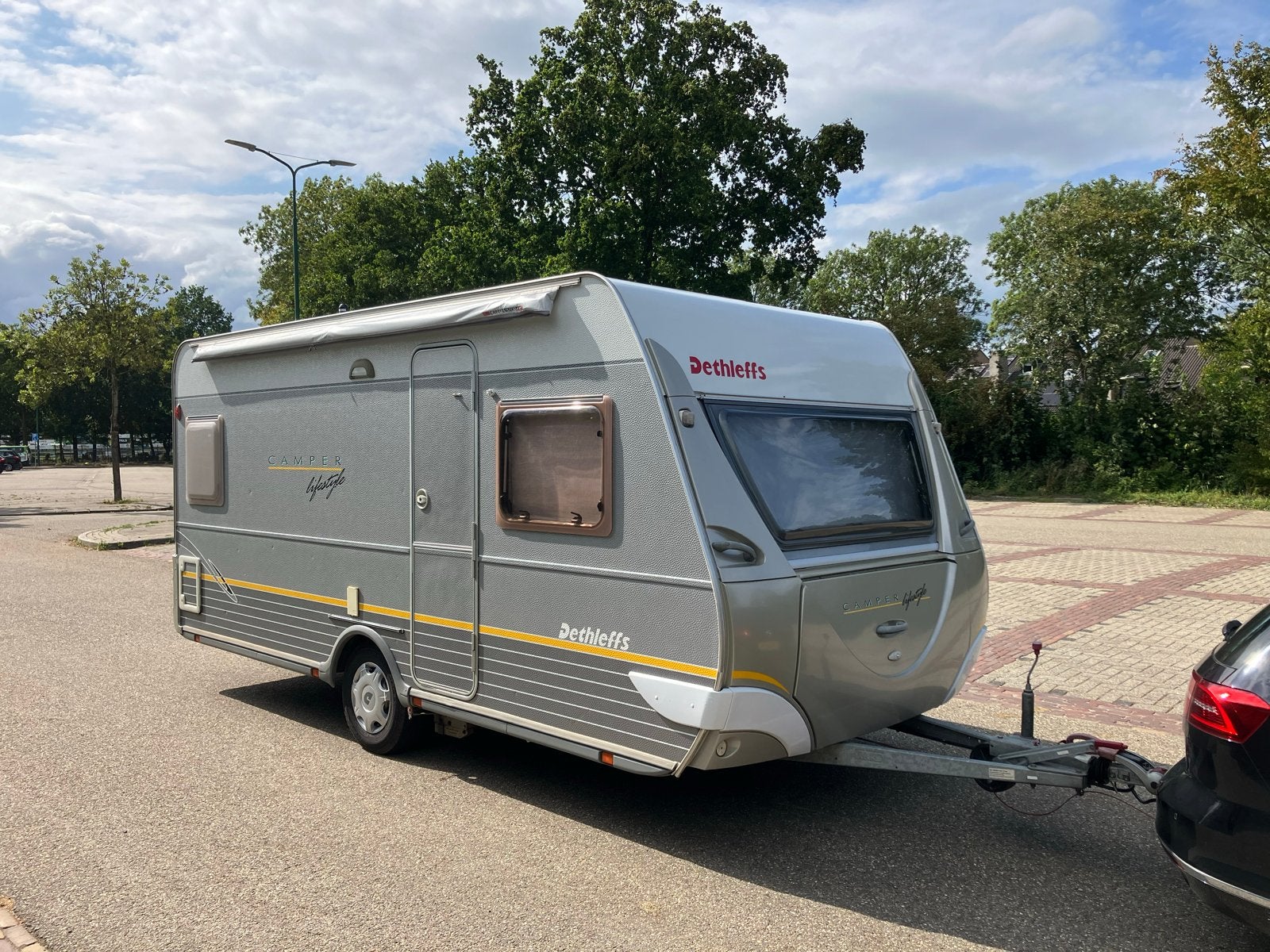 Dethleffs Camper Lifestyle 450DB compleet & goed onderhouden, Caravans en Kamperen, Rondzit, Frans bed, 750 - 1000 kg, Particulier