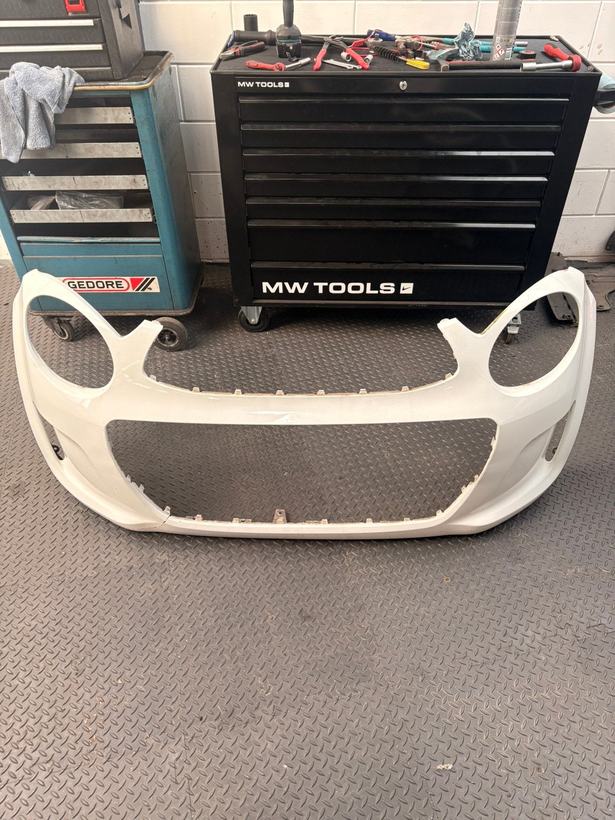 Voorbumper Citroen C1 2014-2019 Wit KWD, Auto-onderdelen, Ophalen, Voor, Bumper