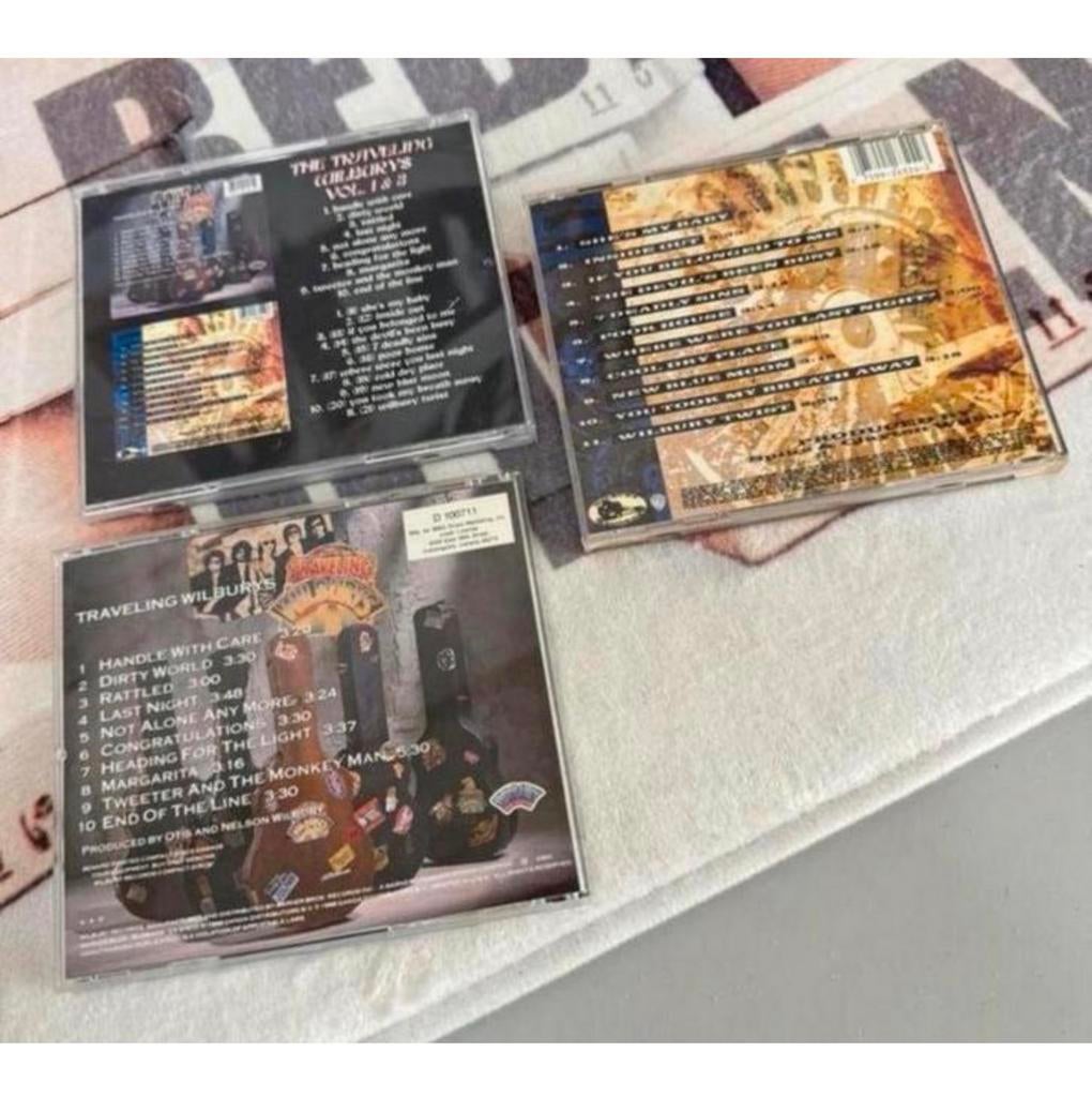 3 Cd cds - The traveling Wilburys 1, 2, vol 1 & 3 origineel, Ophalen of Verzenden, Zo goed als nieuw