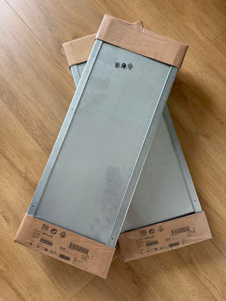 NIEUW! 2x Ikea Hyllis binnen/buiten stellingkast, Ophalen, Nieuw