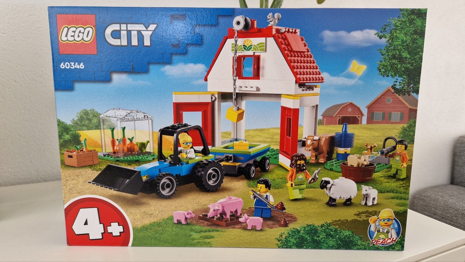 LEGO City Boerderij met Dieren 60346 - Nieuw in doos, City, Lego, Nieuw, Ophalen of Verzenden
