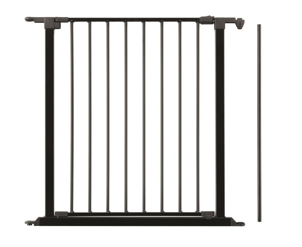 Babydan Flex zwart (nieuw in doos), Kinderen en Baby's, Traphekjes, Nieuw, Ophalen of Verzenden, 115 cm of meer, Metaal of IJzer