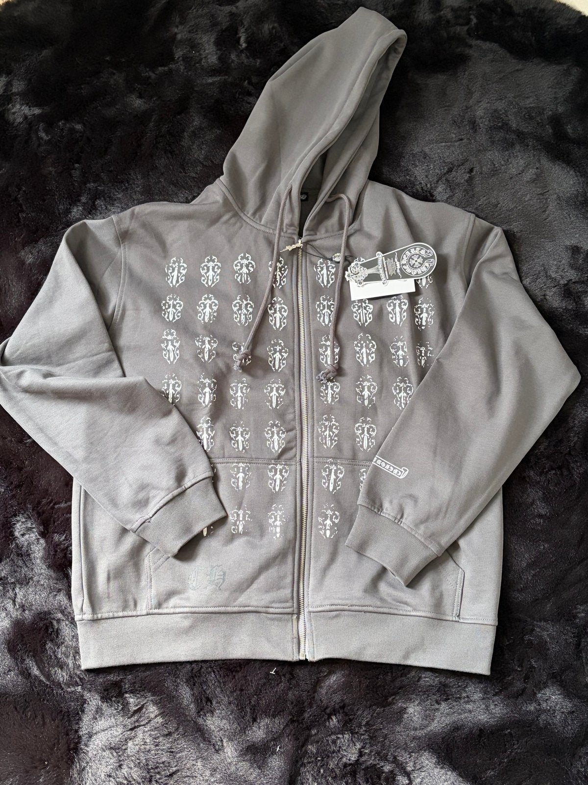 Chrome Hearts x Comme des Garçons Hoodie grijs maat  M, Ophalen of Verzenden, Nieuw