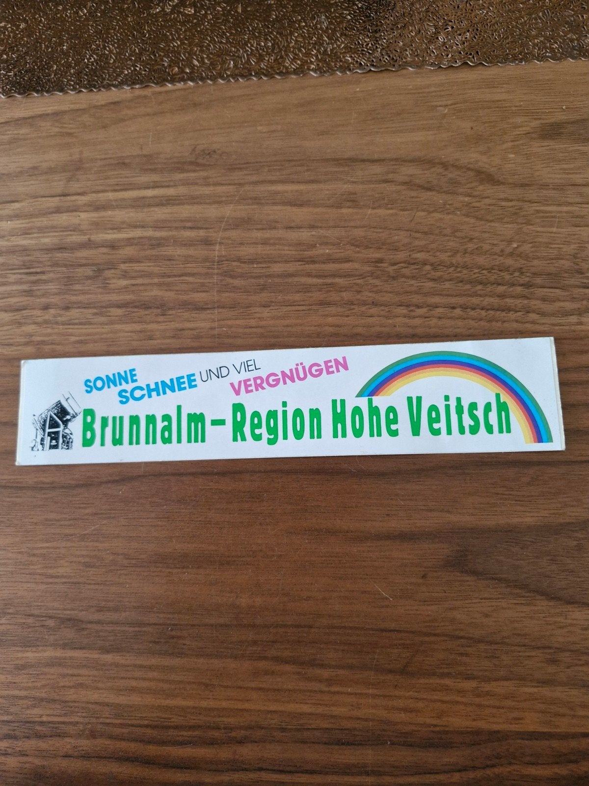10353 Sticker Brunnalm-Region Hohe Veitsch, Ophalen of Verzenden, Nieuw, Overige typen