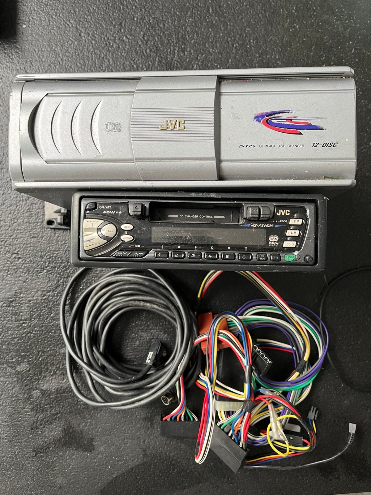 Jvc 12 cd wisselaar met casettespeler, Ophalen of Verzenden, Zo goed als nieuw