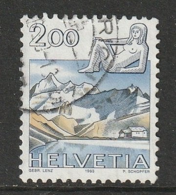 Zwitserland 1983 1264 Sterrenbeeld Maagd, Gest, Ophalen of Verzenden, Gestempeld