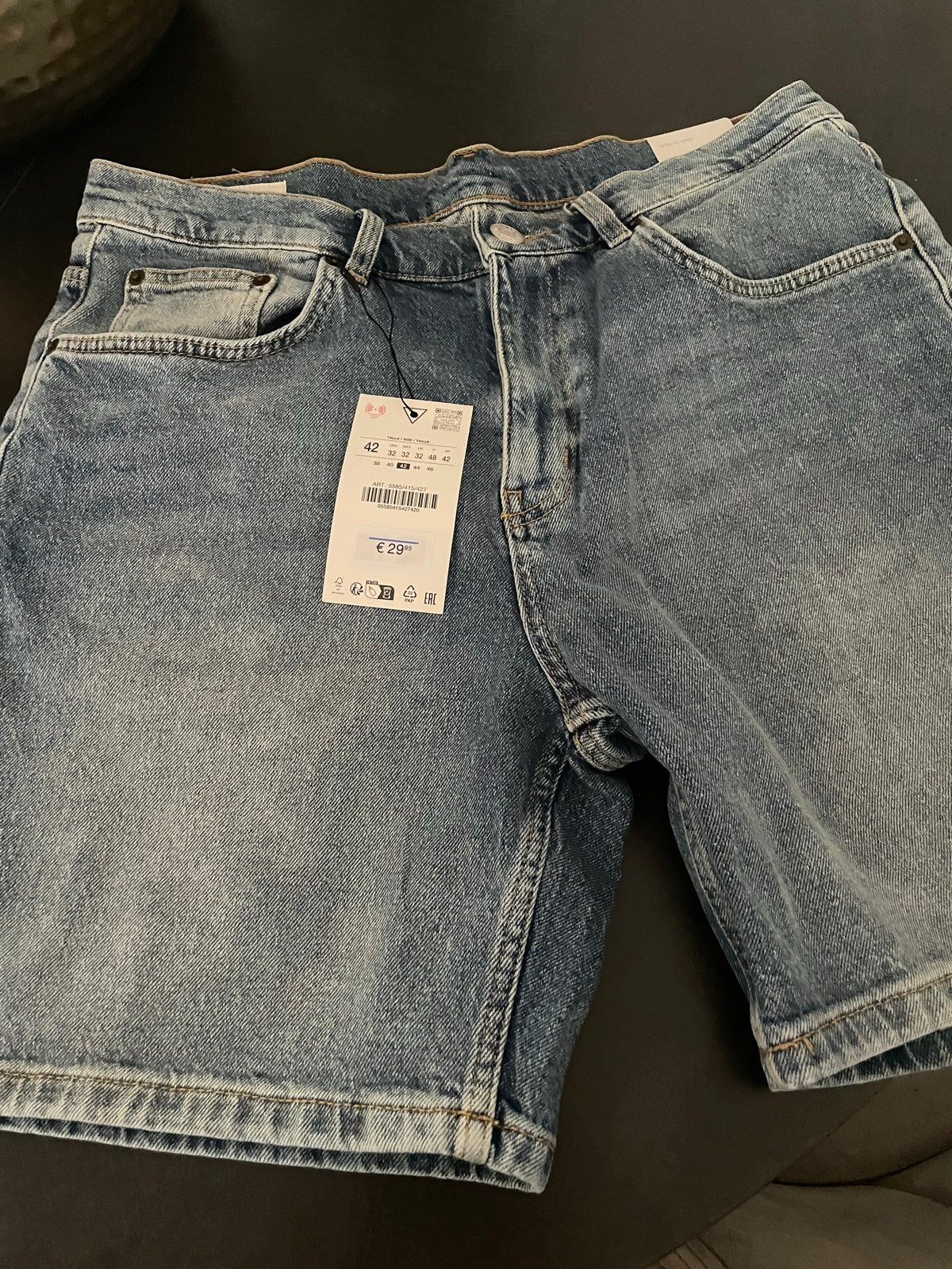 Dames short jeans, Ophalen, Nieuw, Blauw, W33 - W36 (confectie 42/44)