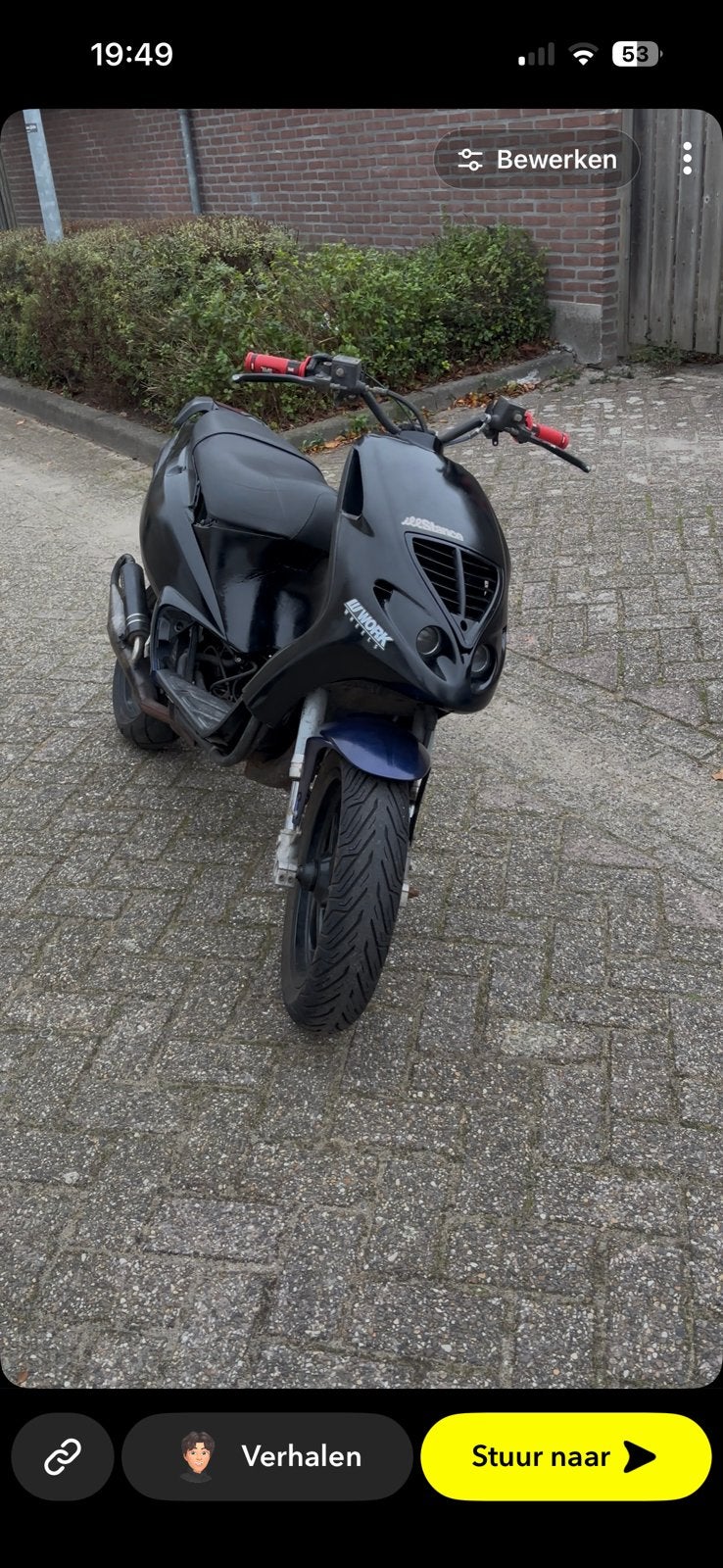 Piaggio nrg mc2 70cc pas gereviseerd, Ophalen, Zo goed als nieuw, Tweetakt, Overige modellen