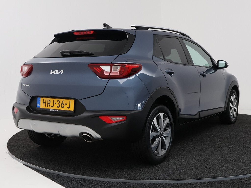 Kia Stonic 1.0 T-GDi MHEV DynamicPlusLine Stoelverwarming |, Auto's, Kia, Blauw, Automatische klimaatregeling, Origineel Nederlands