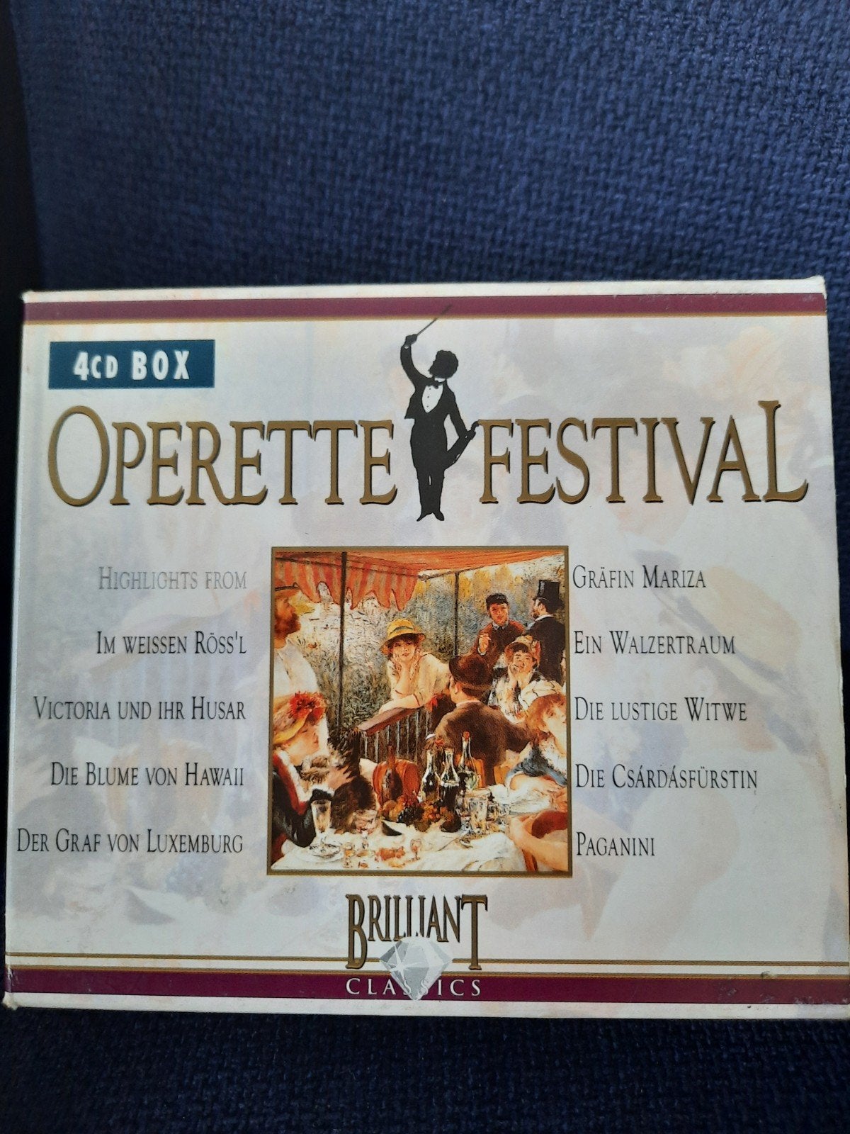 Operette Festival - 4CD Boxset Brilliant Classics, Cd's en Dvd's, Cd's | Klassiek, Ophalen of Verzenden