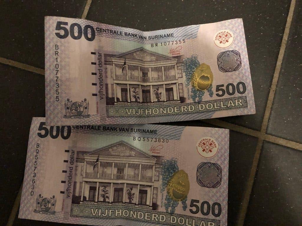 1000 Surinaamse Dollar (SRD), Ophalen, Zuid-Amerika, Setje