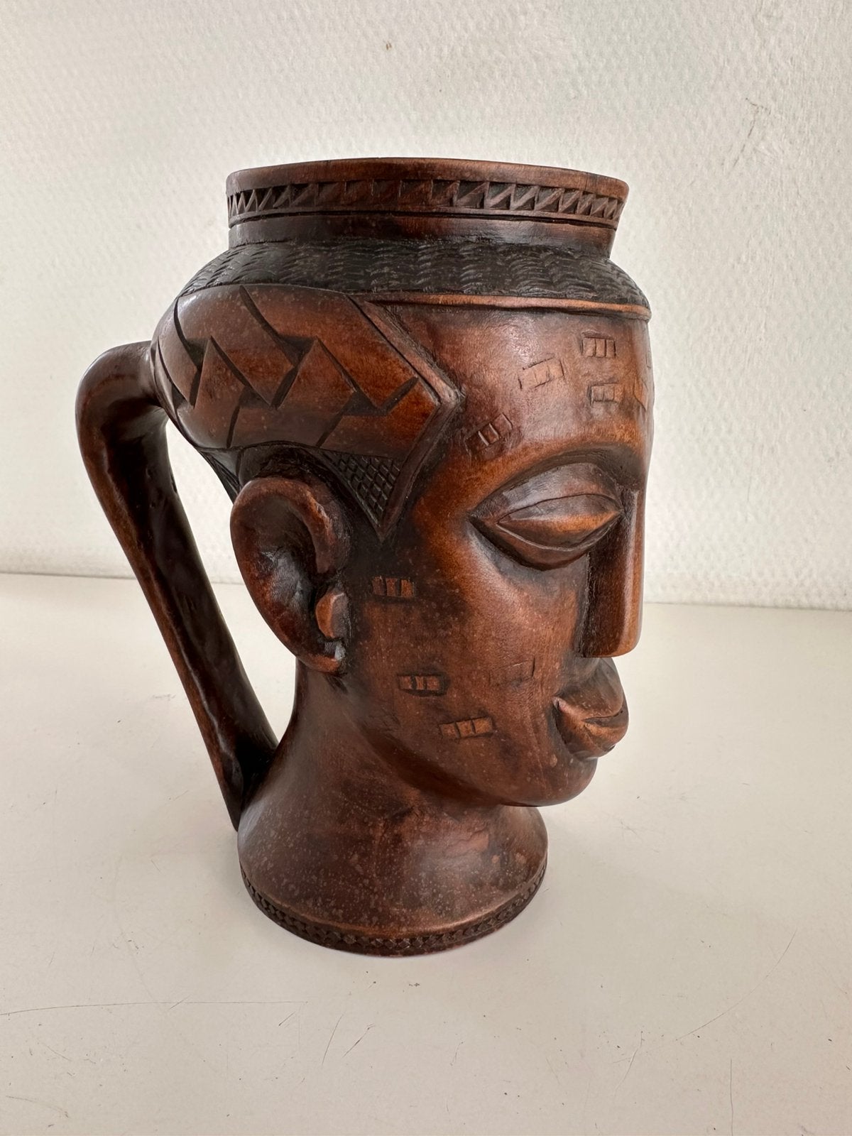 Afrikaanse  Kuba Palmwijncup beker  Antropoloog 1940 Afrika, Ophalen of Verzenden
