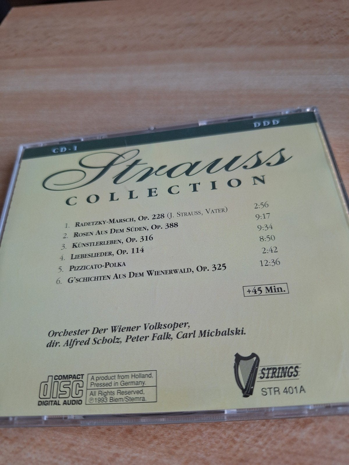 Cd Strauss collection deel 1, Ophalen of Verzenden, Classicisme, Zo goed als nieuw, Overige typen