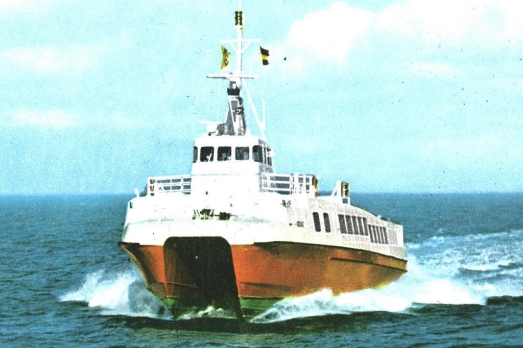 43823 Terschelling jr 70 Veerboot Vuurtoren _ Onbeschreven, Ophalen of Verzenden, 1960 tot 1980, Ongelopen, Waddeneilanden