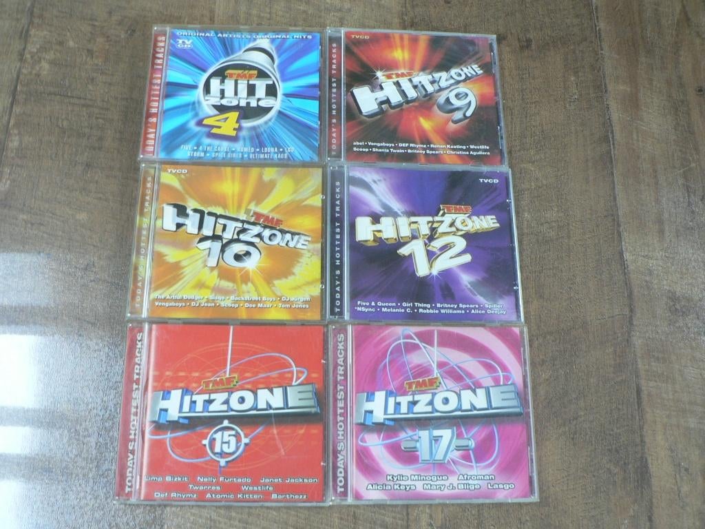 diverse hitzone cd's/dvd's 4,9,10,12,15,17,30,33,34,37,38,39, Ophalen of Verzenden, Gebruikt