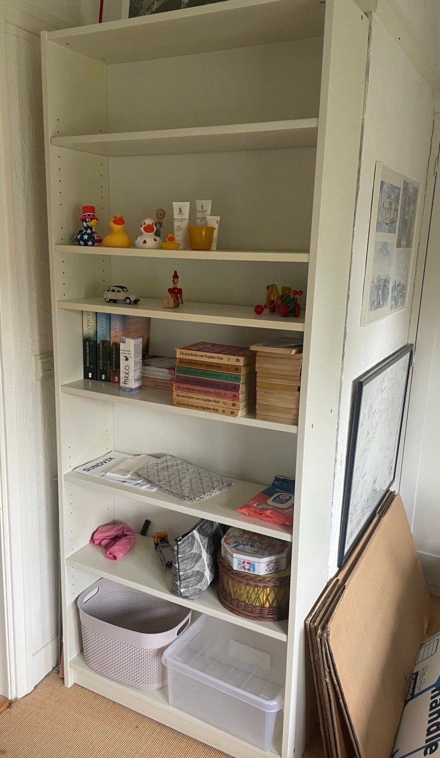Stevige Boekenkast - Vergelijkbaar met IKEA Billy, maar robu, Ophalen, Met plank(en), Gebruikt, 200 cm of meer