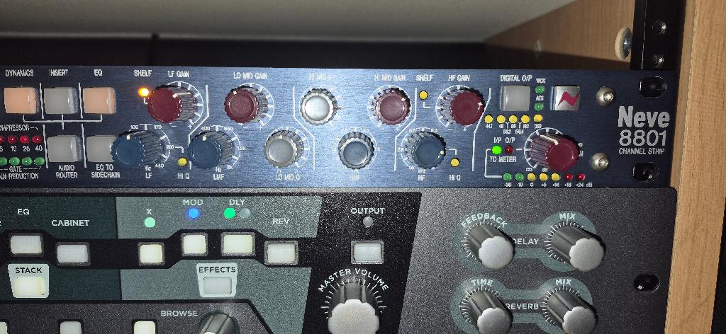 AMS Neve 8801 Channel Strip—88R preamp+ EQ/Comp ZEER GOED, Ophalen of Verzenden, Zo goed als nieuw, Audio