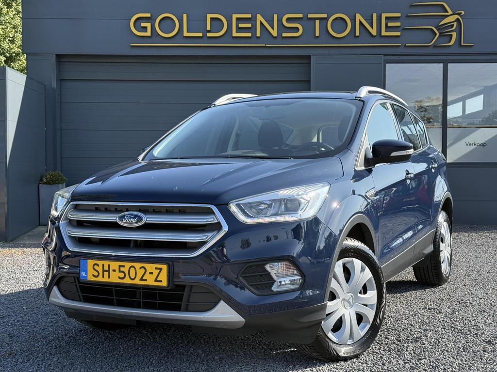 Ford Kuga 1.5 EcoBoost Trend Ultimate 2e Eigenaar,NaviDealer, Auto's, Stof, Euro 6, 4 cilinders, Blauw