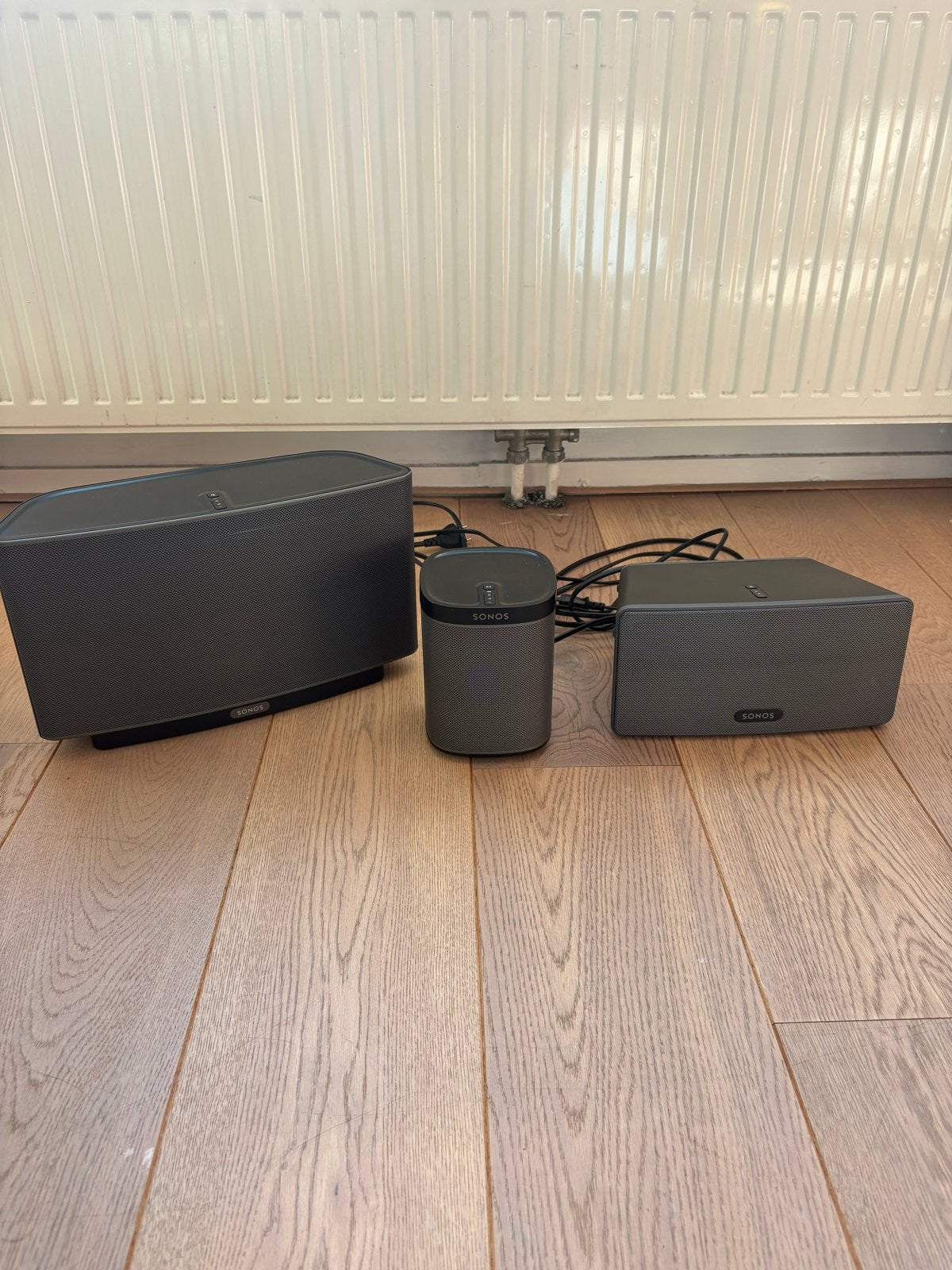 Sonos Play:5, Play:1 en Connect:Amp - Complete Sonos Set, Audio, Tv en Foto, Ophalen, Gebruikt, Speakerset, WiFi