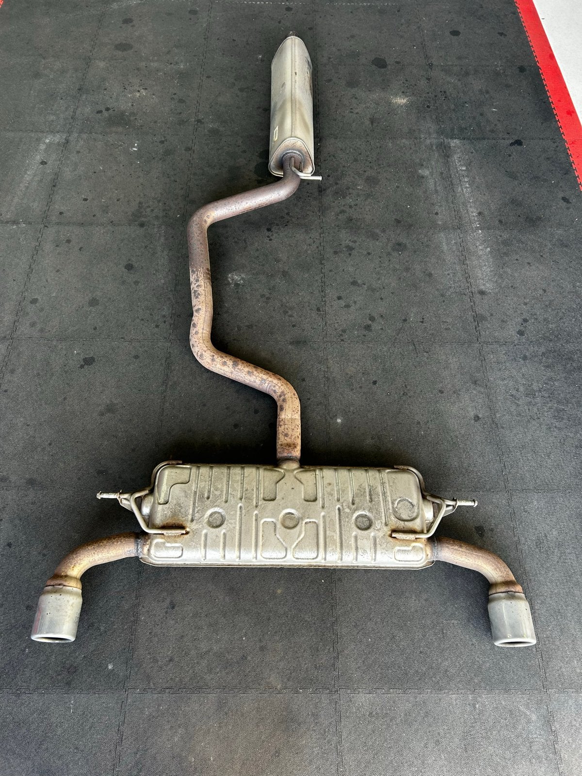Originele Golf 7.5 GTI TCR uitlaat, 55dkm, Ophalen, Gebruikt, Volkswagen