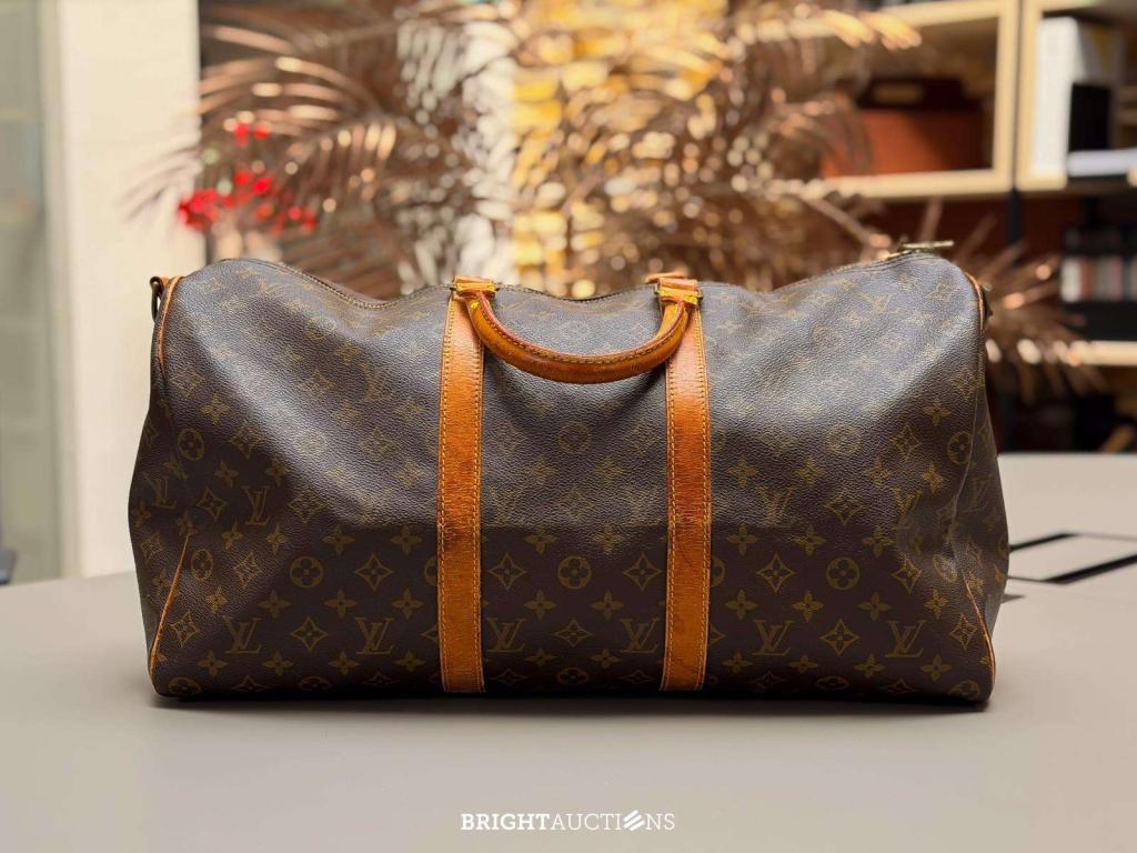 Louis Vuitton Keepall 55, Sieraden, Tassen en Uiterlijk, Tassen | Reistassen en Weekendtassen, 40 tot 60 cm, Gebruikt, 20 tot 30 cm
